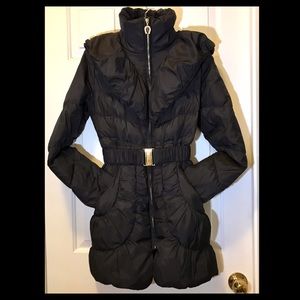 BETSEY Johnson Puffer Down Coat with Belt
